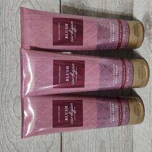 Bath & Body Works Blush Cardigan Set Body Cream X3